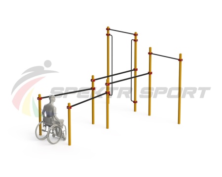 Купить Спортивный комплекс для инвалидов-колясочников WRK-D19_76mm в Усмани 