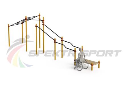Купить Спортивный комплекс для инвалидов-колясочников WRK-D22_76mm в Усмани 