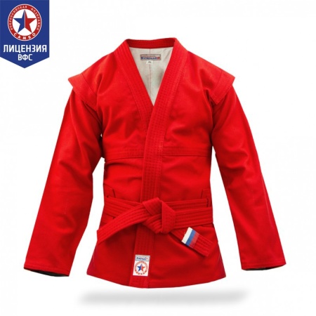 Купить Куртка для самбо "Атака" ВФС (подкладка, пояс)  р 36-48 в Усмани 