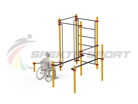 Купить Спортивный комплекс для инвалидов-колясочников WRK-D18_76mm в Усмани 