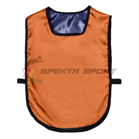 Купить Манишка футбольная двусторонняя универсальная Spektr Sport оранжево-синяя в Усмани 
